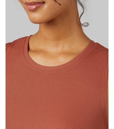 WOMEN'S SOFT RIB TANK SWING DRESS