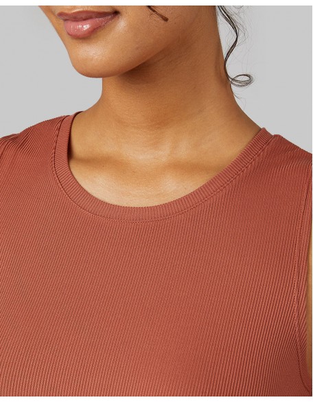 WOMEN'S SOFT RIB TANK SWING DRESS